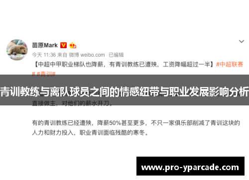 青训教练与离队球员之间的情感纽带与职业发展影响分析